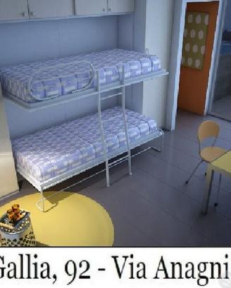 Letto a castello a scomparsa martino acero