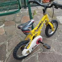 Bici gialla bambini