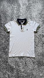 Polo Ralph  Lauren–White Heritage Lime & Navy