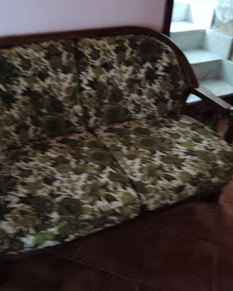 Salottino e Credenza in legno Arte Povera