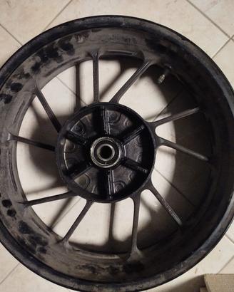 Ruota cerchio posteriore Yamaha mt 07 anno 2017/20