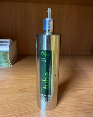 oliera 1/2 litro in acciaio inox