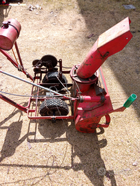 Turbina fresa neve artigianale