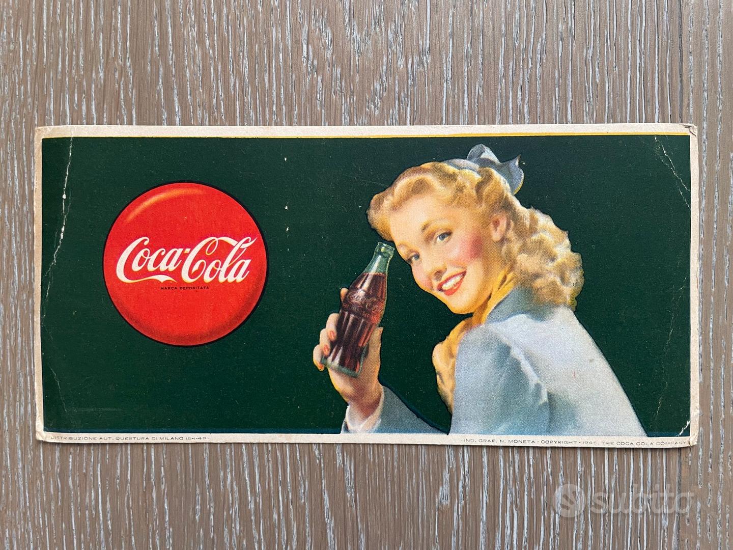 Carta assorbente Coca-Cola per inchiostro 1949 (1) - Collezionismo In  vendita a Monza e della Brianza