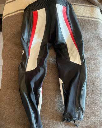 Tuta moto in pelle marca spyke taglia 48