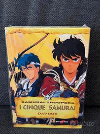 I cinque samurai OAV box 3 dvd samurai troopers