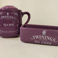 Teiera e porta bustine thè Twinings