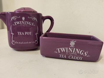 Teiera e porta bustine thè Twinings