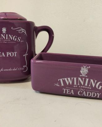 Teiera e porta bustine thè Twinings