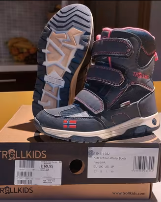 scarpine neve Trollkids tg 32