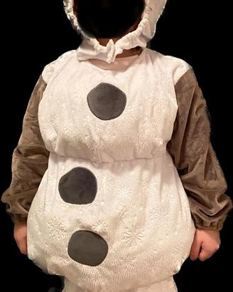 Vestito carnevale Olaf frozen 3-4 anni