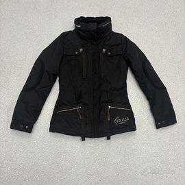 Guess Luxury Jeans piumino nero piuma d'oca XS