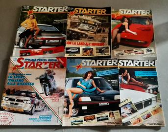 Lotto 6 riviste Starter anni 80