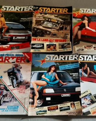 Lotto 6 riviste Starter anni 80