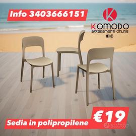 Sedia in polipropilene