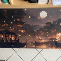 Tappetino da scrivania cm 86x40 con paesaggio