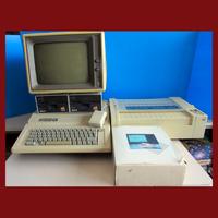 Apple II e completo di Hard Disck Monitor Stampant