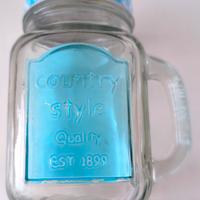 Boccale vetro Country Style - Vintage decorativo