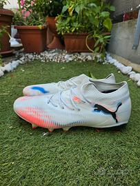 Puma Future Match   Bianche con Accenti Rossi/Blu
