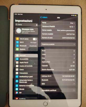 ipad 7° generazione 10,2"