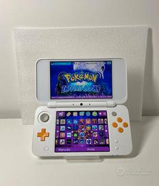 new Nintendo 2ds xl arancione + box originale 
