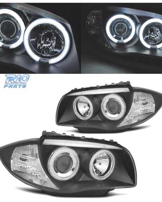 FARI BMW E81 E87 E82 E88 ANGEL EYES CCFL FONDO NER