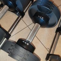 coppia manubri regolabili 2-32kg