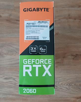 Scheda grafica Geforce RTX 2060 gaming OC pro
