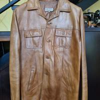 Giacca artigianale in vera pelle L