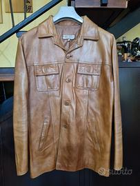 Giacca artigianale in vera pelle L