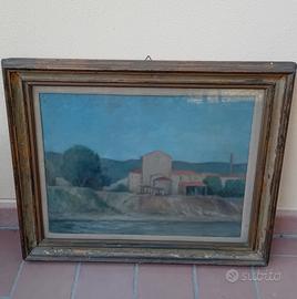Quadro " Paese " di Ennio Cocchi