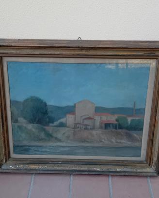 Quadro " Paese " di Ennio Cocchi