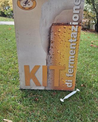 kit fermentazione birra e bottiglie 
