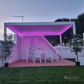 Pergola Bioclimatica 4x3 + led system manuale