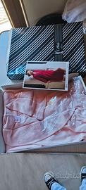 Vestaglia Vintage Vilfram Rosa Ricamata Nuova Dead
