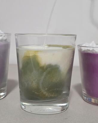 n. 3 candele naturali