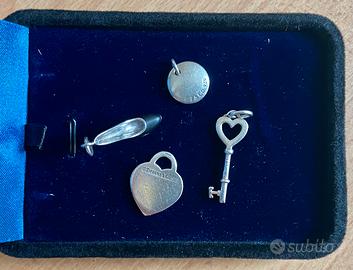 Tiffany 4 Pendenti Tutti Autentici In Argento 925