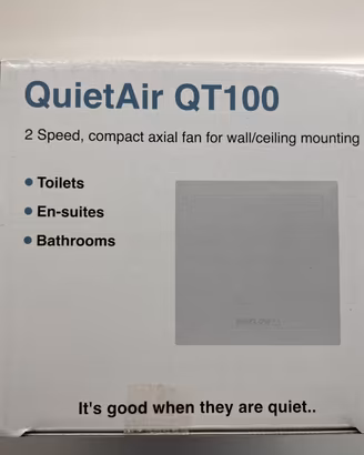 Aspiratore Bagno Silenzioso Airflow  QT100 - Nuovo