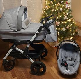 Passeggino trio Dinamico Smart di Cam grigio melan