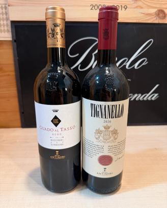 Vino - Tignanello e Guado al Tasso 2020 Antinori