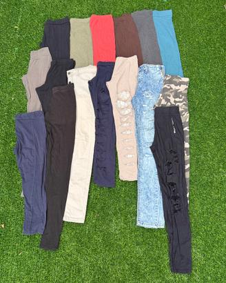 Lotto 16 leggings e jeggings donna