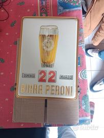 Calendario perpetuo Birra Peroni 