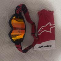 Mascherina per casco motocross in buone condizioni