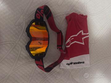 Mascherina per casco motocross in buone condizioni