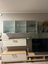 Parete per salotto + mobile ingresso