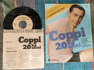 Fascicolo Fausto Coppi con disco 45 giri