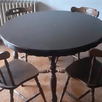 tavolo old america allungabile con 4 sedie