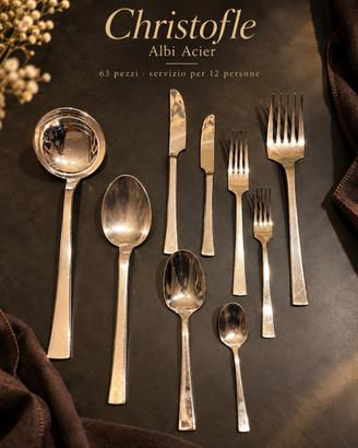 Christofle Albi vintage 63 pezzi