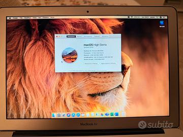 Macbook Air A1369 4gb ram, sdd 256gb