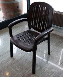 Sedia da esterno Teraplast Colore Antracite